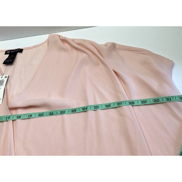 International Concepts Women's Dress Top Peach Cream Pink Blouse Top , Size 2x - Picture 9 of 11